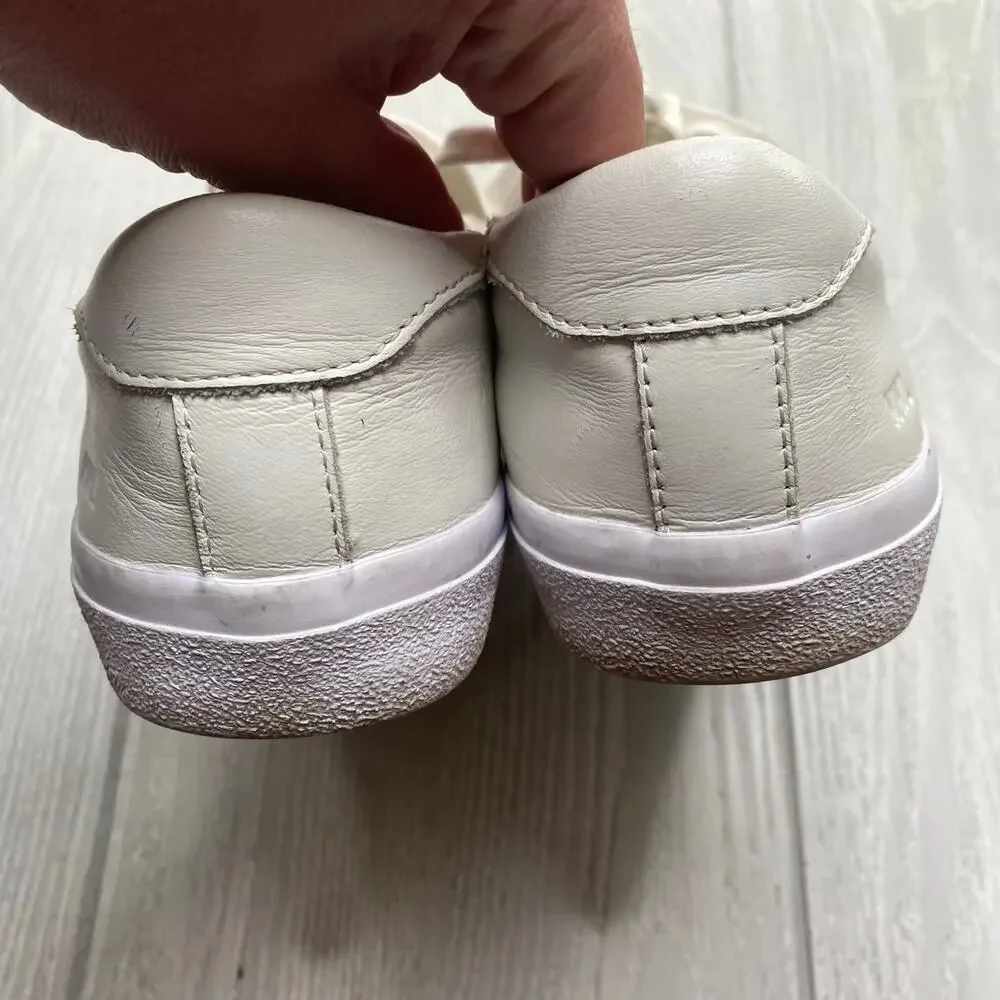 Madewell white leather